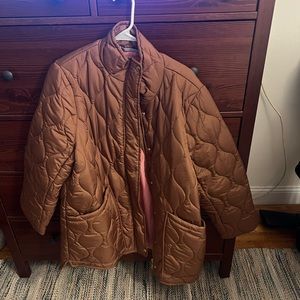 New quilted cocoon puffer coat